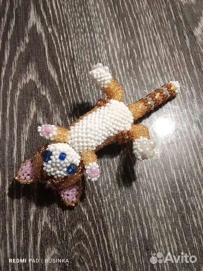 Амигуруми из бисера. Котёнок