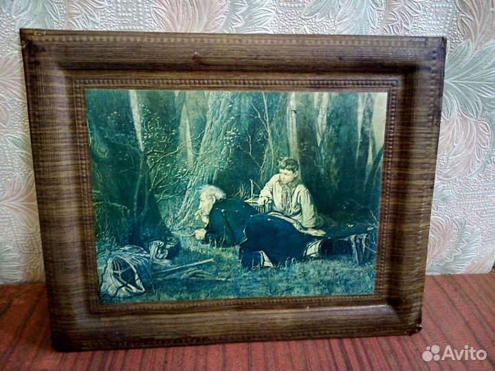 Картина, паспарту с репродукции картин СССР