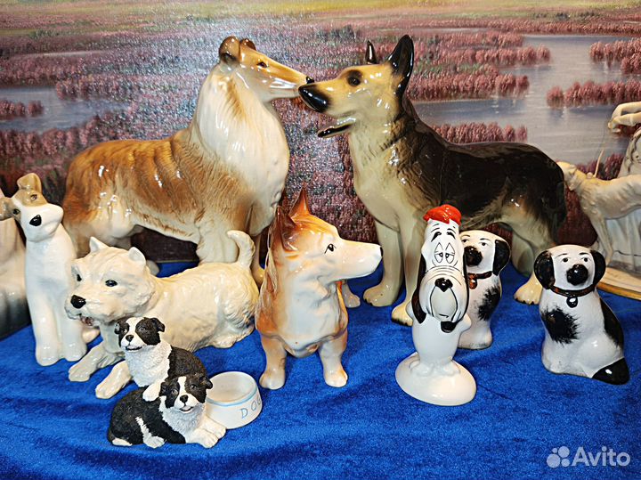 Корги.Терьер.Собаки.Англия.Статуэтки.Коллекция