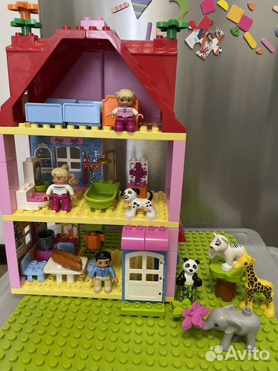 Lego duplo кукольный дом животные