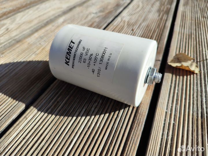 Kemet rifa 22000uF 63v audio hi-end
