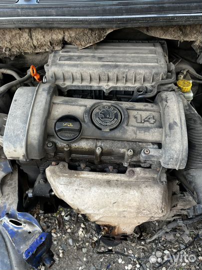 Двигатель BXW 1.4 Skoda Praktik Fabia 2 80 т.км