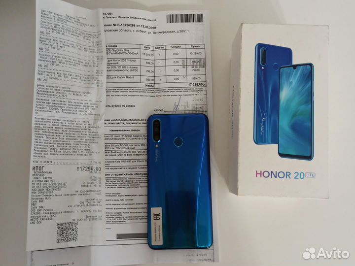 Телефон honor 20 lite