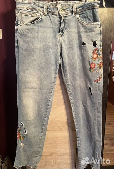 Джинсы летние zara