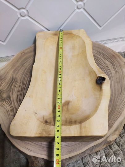 Ваза под фрукты из дерева