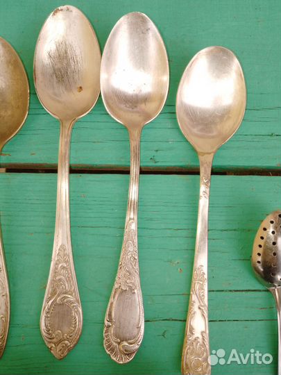 Мельхиоровые ложки и вилки
