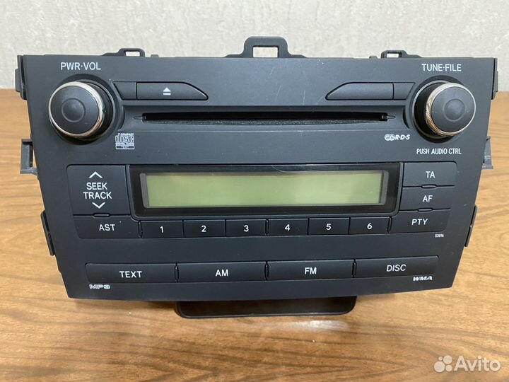 Штатная магнитола тойота королла 2007-2012гг
