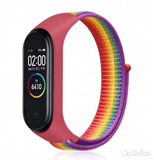 Новые силиконовые ремни mi band 5/6