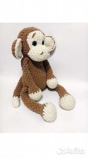 Мягкая игрушка обезьяна ручной работы