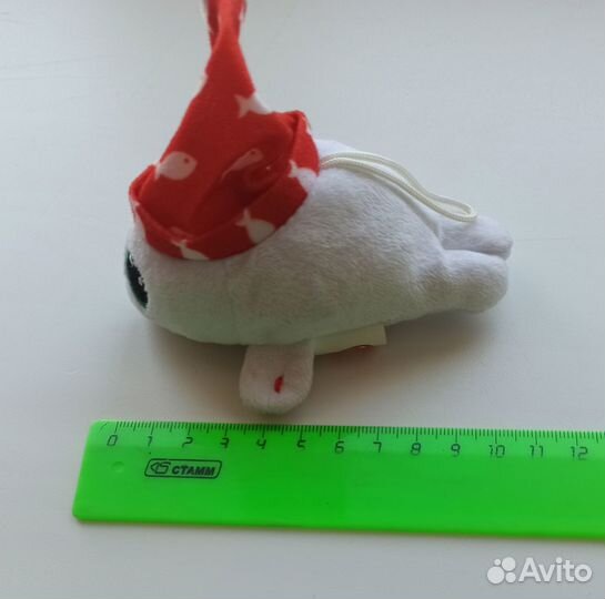 Игрушка Макдоналдс TY тюлень нерпа Рождество