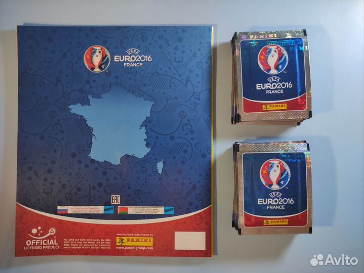 Альбом+50 пакетиков panini Чемпионат Европы 2016