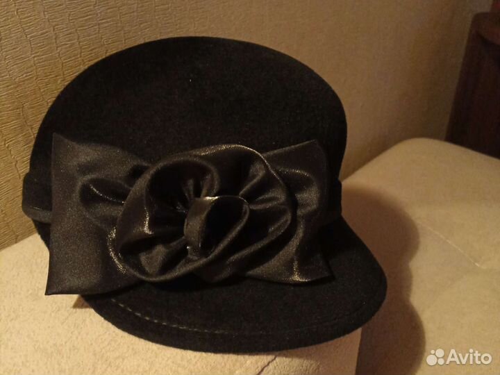 Шляпа фетровая женская