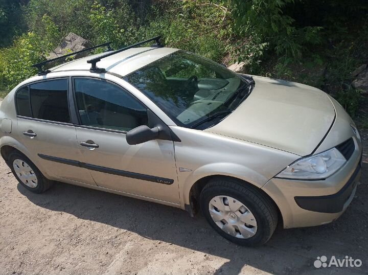 Багажник на крышу Рено Меган 2 седан