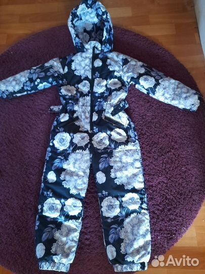 Зимний комбинезон для девочки 122