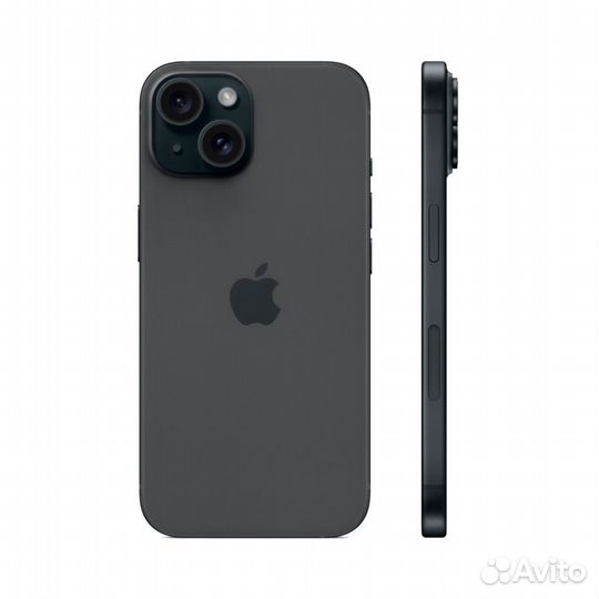 Смартфон Apple iPhone 15 256 гб, Dual SIM, черный
