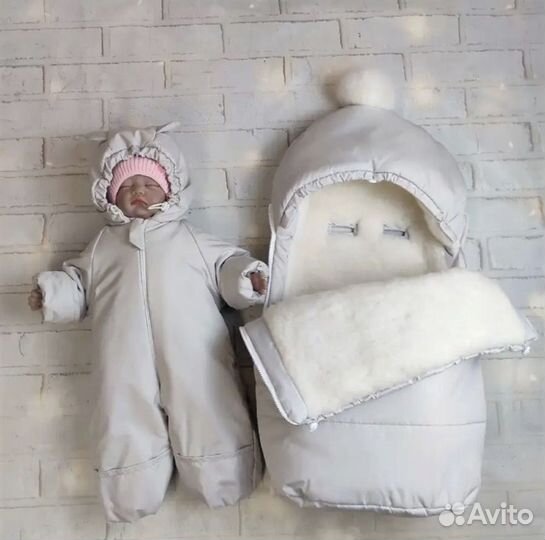 Комбинезон с конвертом зимний