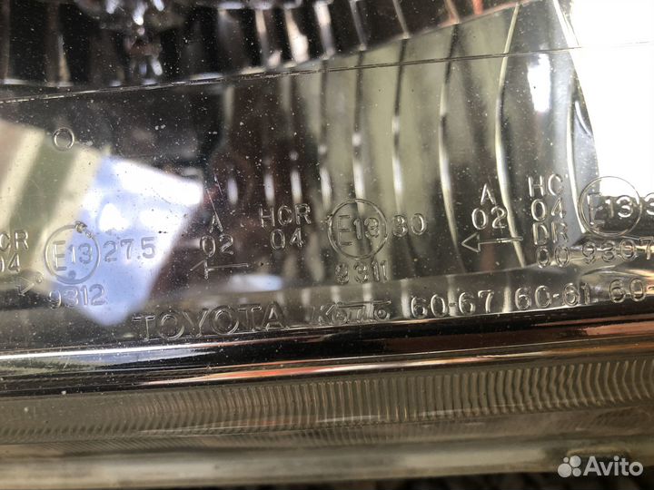 Фары toyota land cruiser 100 оригинал