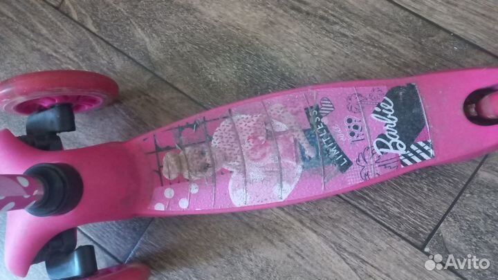 Самокат детский трехколесный для девочек