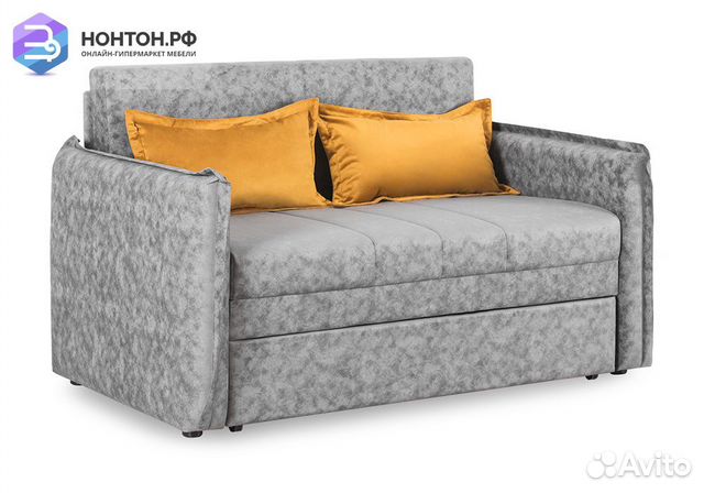Диван выкатной Виола серый