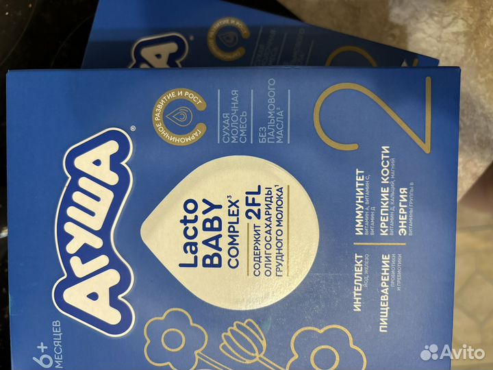 Сухая смесь агуша 2