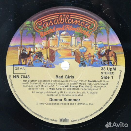 Donna Summer Bad Girls 2LP