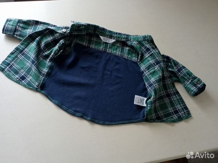 Рубашки на мальчика рост 80 см