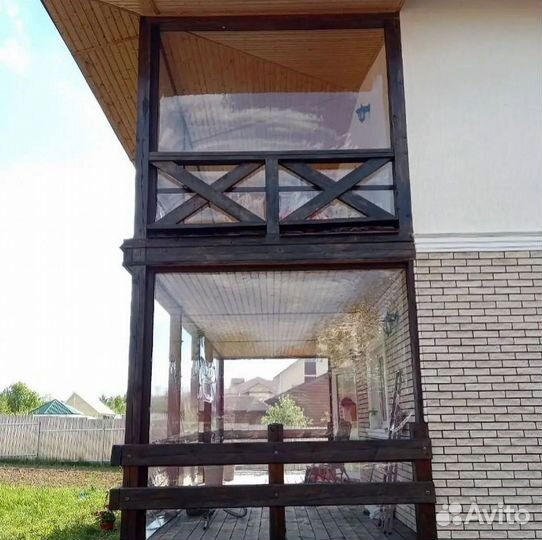 Гибкие окна для террасы