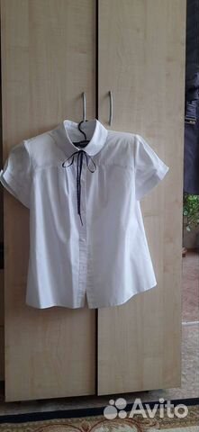 Блузка белая для девочек 9-10лет