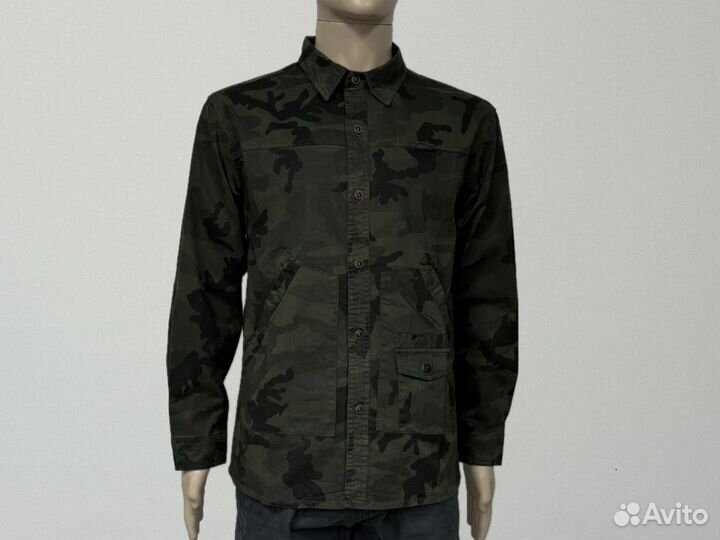 Рубашка мужская зеленая 46,48,50,52,54 размер