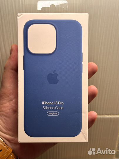 Чехол Silicone Case iPhone 13 pro Blue Jay