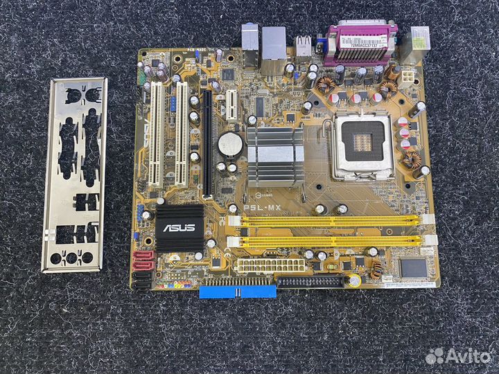Материнская плата asus P5L-MX 775 сокет DDR2