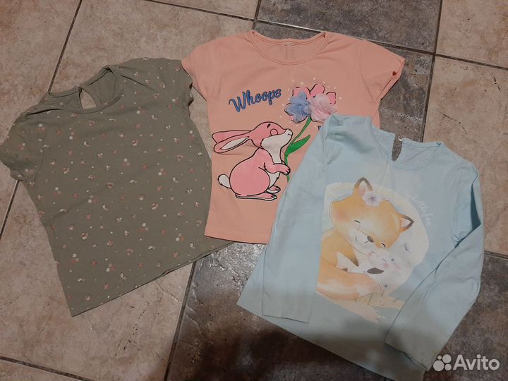 Пакет одежды на девочку 98