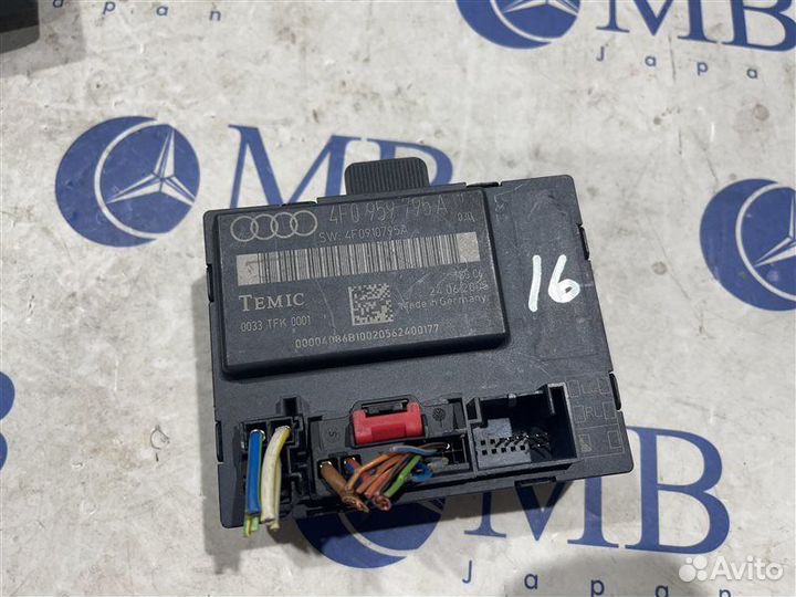 Блок управления двери задний левый Audi A6 C6 BDW