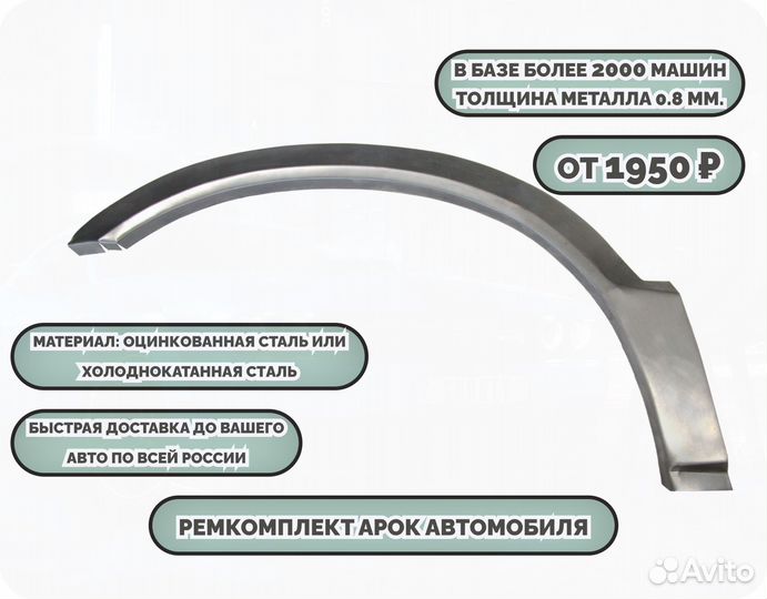 Ремкомплект арок на все авто