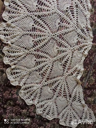 Шаль вязаная крючком