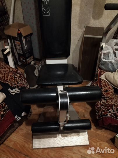 Домашний тренажер kettler и гантели