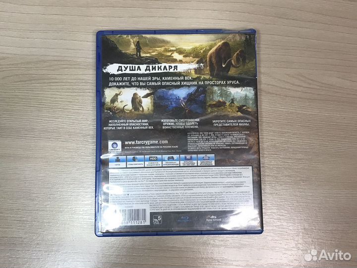 Диск Farcry Primal для PS4