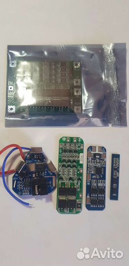 Плата заряда BMS 1S,2S,3S,4S. Контроллер заряда