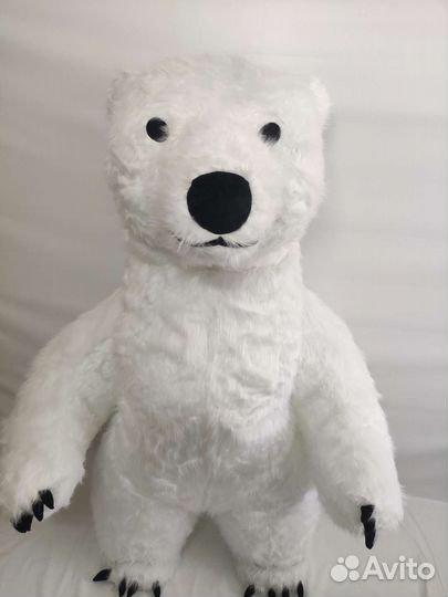 Аэро костюм медведя, надувной