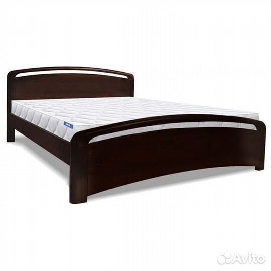 Кровать односпальная из массива сосны Бали люкс