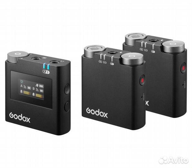 Беспроводная система Godox Virso M2, TX+TX+RX, 2.4