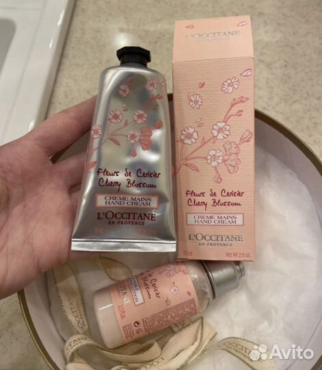 Loccitane крем для рук и молочко, набор