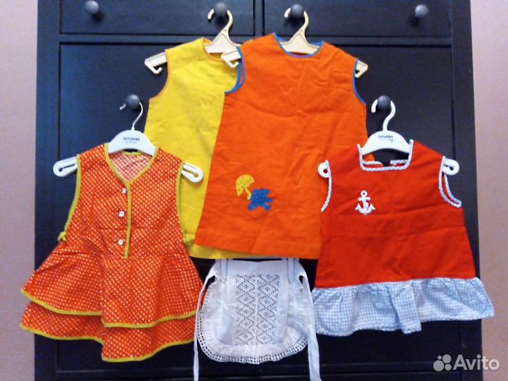 Платья детские винтаж СССР и ГДР пакетом