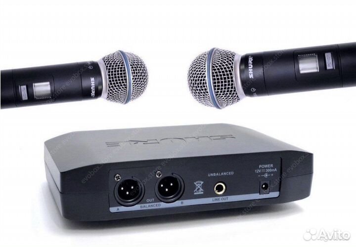 Радиосистема glxd4 shure beta 58a