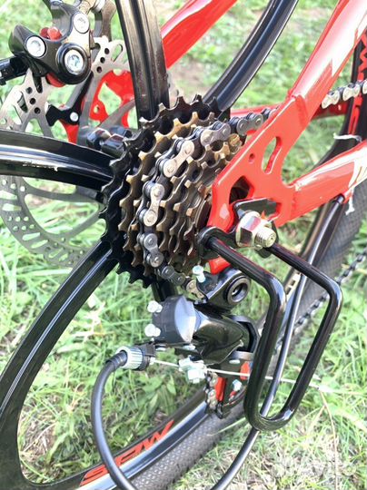 Велосипед на литых дисках MDS Красный