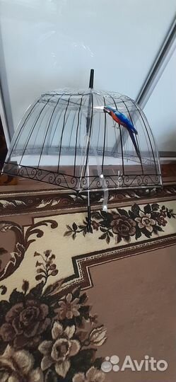 Зонт-трость райская птица