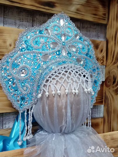 Кокошник для снегурочки