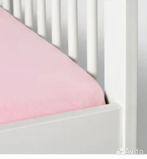 Простынь IKEA на резинке 120/60