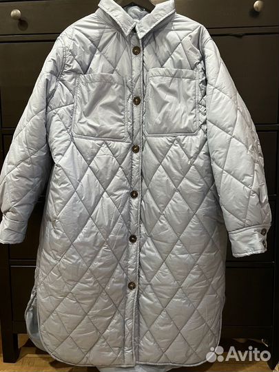 Демисезонное оверсайз пальто H&M