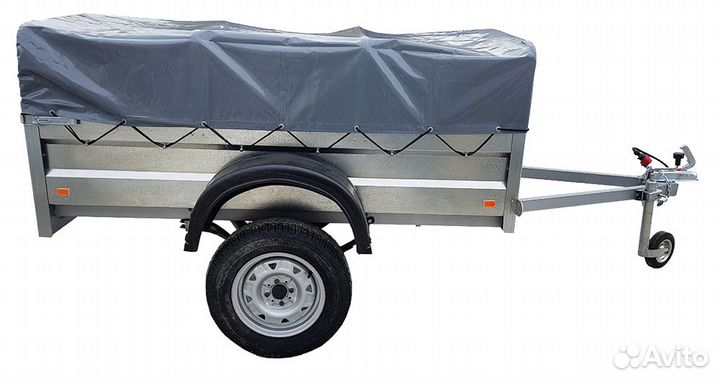 Прицеп легковой Спутник 1,9х1,2 метра.Оцинкованный